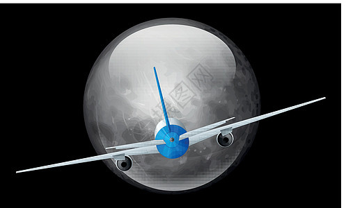 月亮和飞机计划氧化镁月球活力卫星天文学反射陨石太阳系脆皮内核图片
