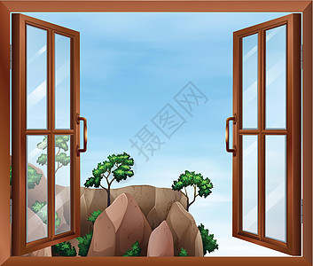 悬崖对面的一扇窗图片