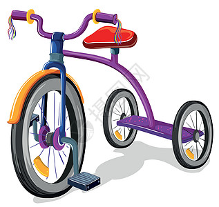 一辆自行车赛车安全人力框架白色轴承踏板娱乐单轨骑士图片