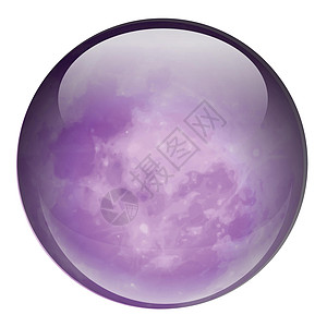 圆形紫色球艺术品大理石金属科学近球形球形馅饼教育工程反弹图片