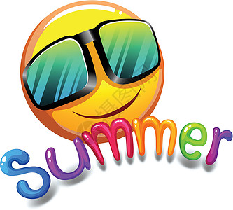 夏天 ico艺术品行动季节天气晴天小号标签海滩眼镜用户图片