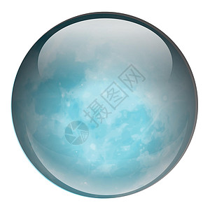 一个蓝色球金属教育圆圈馅饼球赛半径艺术品反弹卵形艺术图片