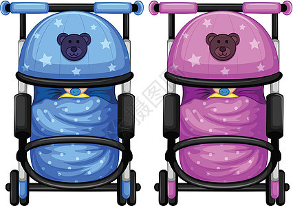 婴儿车安全奶嘴幼儿阴影轮子白色蓝色绘画粉色星星图片
