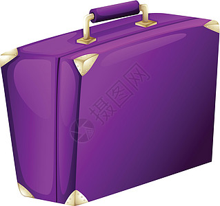 一个紫色的箱子图片
