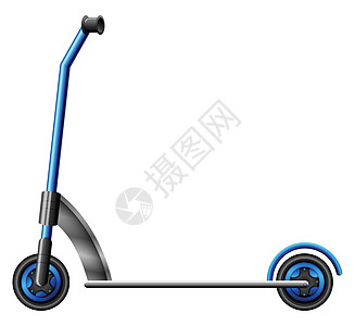 蓝色滑板车轮子运输白色摩托车赛车自行车巡航绘画轮胎越野图片