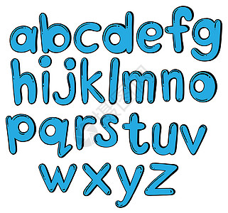 蓝色科罗拉多字母表中的字母绘画艺术学校教育艺术品辅音字体样式意义白色图片