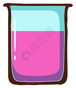 Beaker 贝贝克实验混合物科学学校玻璃生物学解决方案实验室绘画烧杯图片
