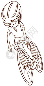 cyclis 的素描轮子轴承人力草图自行车运输安全艺术艺术品男人图片