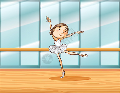 芭蕾舞蹈家娱乐运动训练芭蕾舞平衡运动员练习力量地面图片