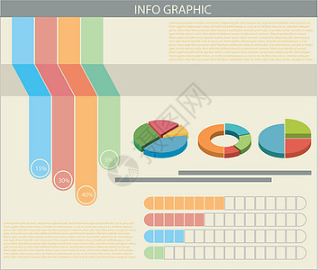 带有彩色图形的信息图酒吧建筑学商业知识概念馅饼统计数据文档经济学图片