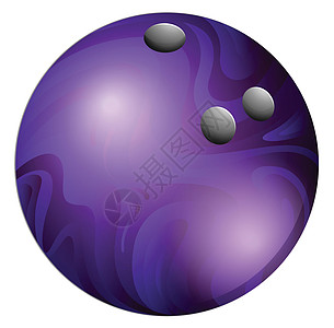 在惠特的紫色保龄球别针艺术剪贴夹子绘画运动圆形图片
