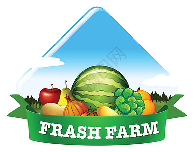 班纳剪贴低热量横幅水果广告字母写作洋葱农场饮食图片