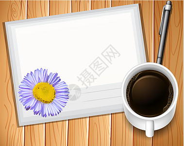 信封边界工具杯子木板紫色空白邮政线条公告绘画背景图片