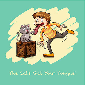 猫得到了你的舌头白痴图片