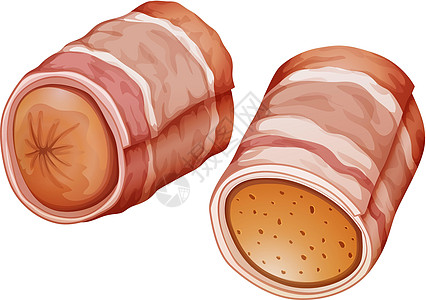 热狗脂肪垃圾横幅绘画美食海报香肠木板零食猪肉图片