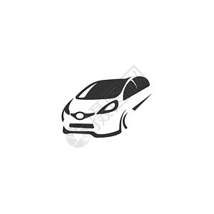 汽车图标标志设计概念它制作图案运输奢华运动轿车车辆轿跑车经销商发动机标识插图图片