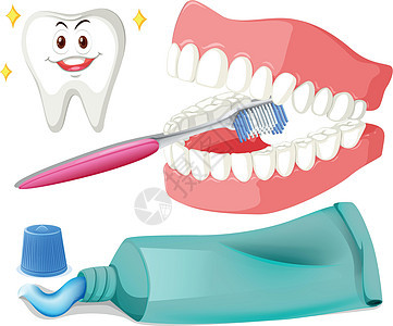 刷牙用刷子和过去图片