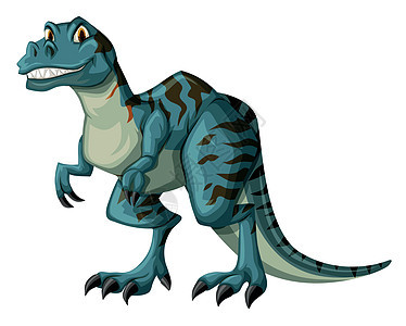 蓝颜色的恐龙背景图片