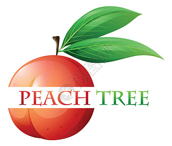 peach tre的字体设计图片