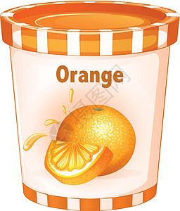cu 中的橙色酸奶图片
