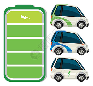 电动车一套生态绿色绘画活力环境运输剪贴夹子燃料技术图片