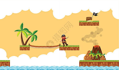 游戏模板海盗场景图片