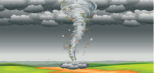 自然界的龙卷风图片