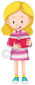 快乐女孩阅读书故事艺术童年活动绘画瞳孔夹子意义学生孩子图片