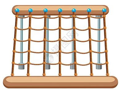 大型攀绳游乐设备图片