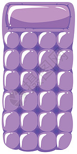 紫色橡胶漂浮物图片