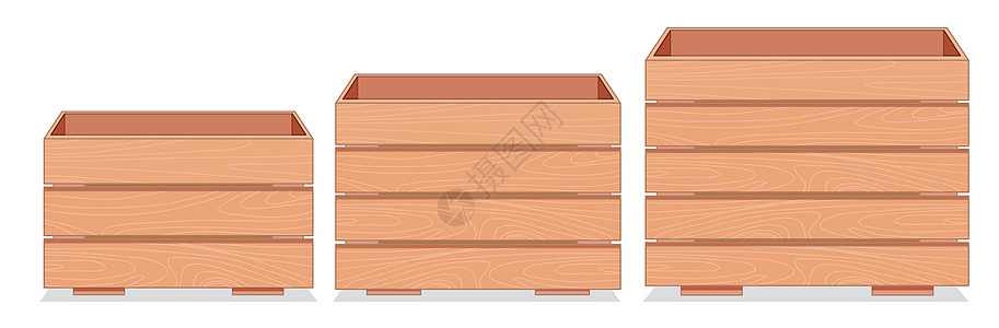 套木鼠包装贮存棕色运输夹子艺术案件木材罐头绘画图片