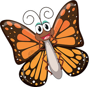 快乐的蝴蝶性格图片
