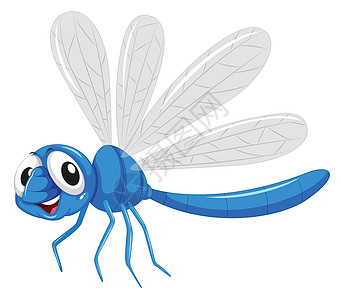 蓝色蜻蜓的性格图片
