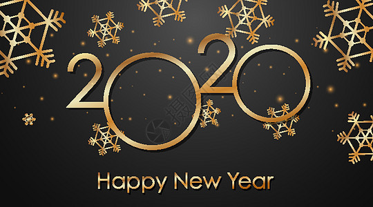 202新年快乐背景设计派对情感空白雪花卡片艺术海报框架插图庆典图片