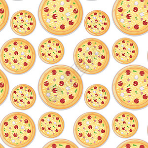 意大利披萨无缝模式图片