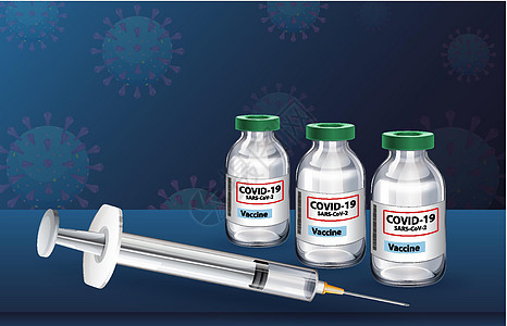 用于 covid19 或冠状病毒海报或旗帜的带针头的医用注射器疫苗药品研究流感剂量死亡乐器致命医院治疗图片