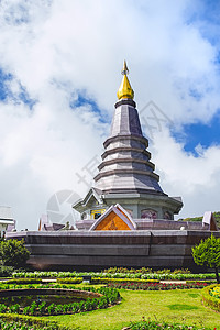 泰国清迈的塔台建筑天空吸引力文化旅行国家宗教旅游宝塔目的地图片
