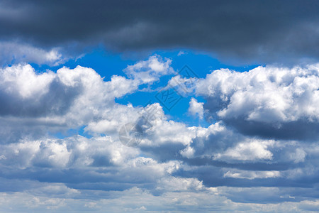 蓝色天空背景 自然现象的白积云云层臭氧环境场景晴天阳光气氛天气日光气象云景图片