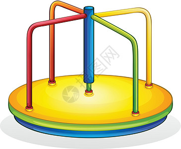 游乐设备卡通片孩子们锻炼酒吧金属旋转公园活动乐趣运动图片