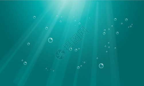 水下海滩太阳游泳阳光气泡活力空气海洋插图绿色图片