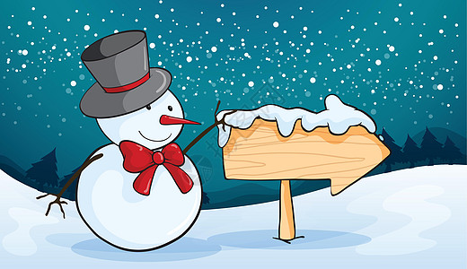 雪人帽子材料雪花围巾木头绘画蓝色操作降雪冻结图片