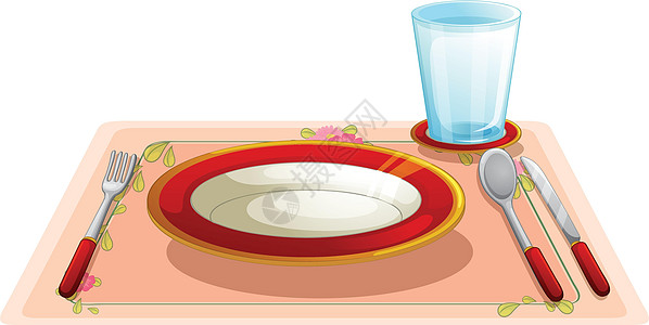 表 图表早餐食物陶瓷绘画玻璃午餐杯子刀具小路桌子图片