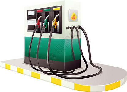 加油机单元活力危险汽油燃料绿色草图柴油机车站空格处管道图片
