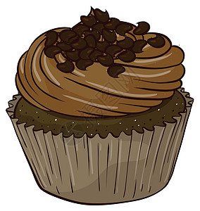 纸杯蛋糕配料蛋糕奶油巧克力艺术食物夹子面包食品报酬图片