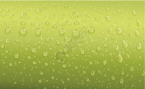 绿色水滴疏水水性薄雾塑料表面草图水分学究飞沫气泡图片