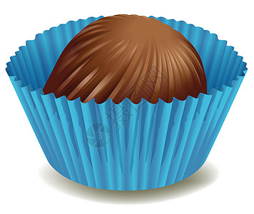 蓝色铜巧克力甜点面包情调艺术可可报酬糖果卡通片食物小吃图片