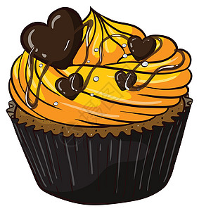 纸杯蛋糕烹饪食品蛋糕面包可可食物卡通片橙子巧克力糖果图片