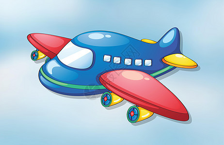 空军飞机天空孩子们车辆运输卡通片喷射空气绘画翅膀黑色背景图片