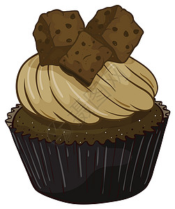 纸杯蛋糕面包烹饪可可配料蛋糕艺术卡通片插图巧克力夹子图片