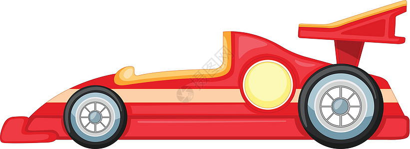孤立的玩具车上惠特卡通片汽车赛车玻璃孩子们窗户绘画竞赛圆圈车轮图片